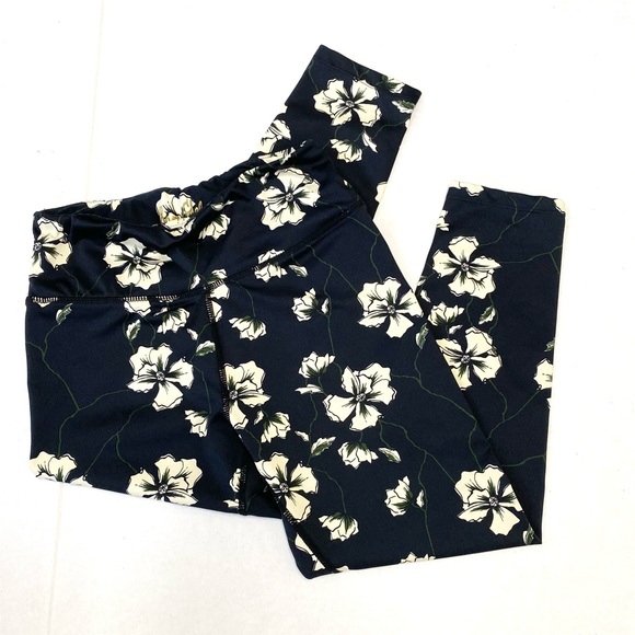 Sam Edelman Floral Cropped Leggings - Picture 1 of 6